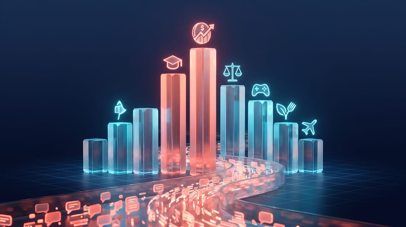 Hero illustration for 12 Profitable YouTube Niches for 2026 (Ranked by Real Data)