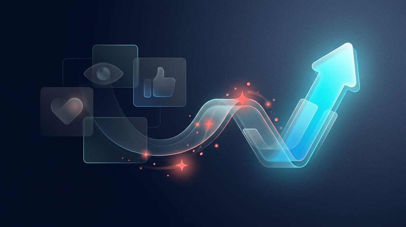 Hero illustration for Vanity Metrics vs Sales: How to Prove Social Media ROI to Clients